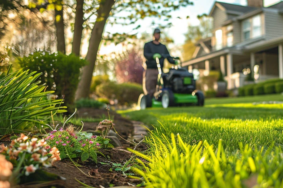 grass mower machine